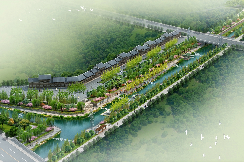 开县县城观音河防洪综合整治工程|Flood control comprehensive improvement project of Guanyinhe River, Kaixian County